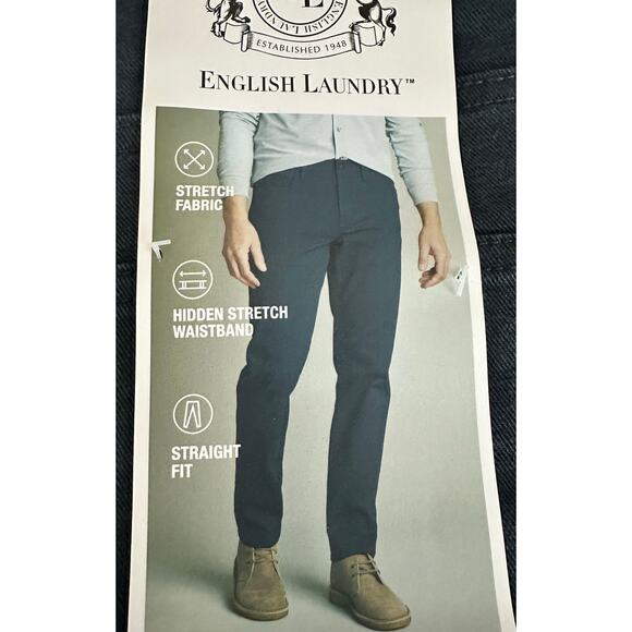 English Laundry Men’s The 365 Pant - 38x30 - Navy - NWT - Picture 1 of 5